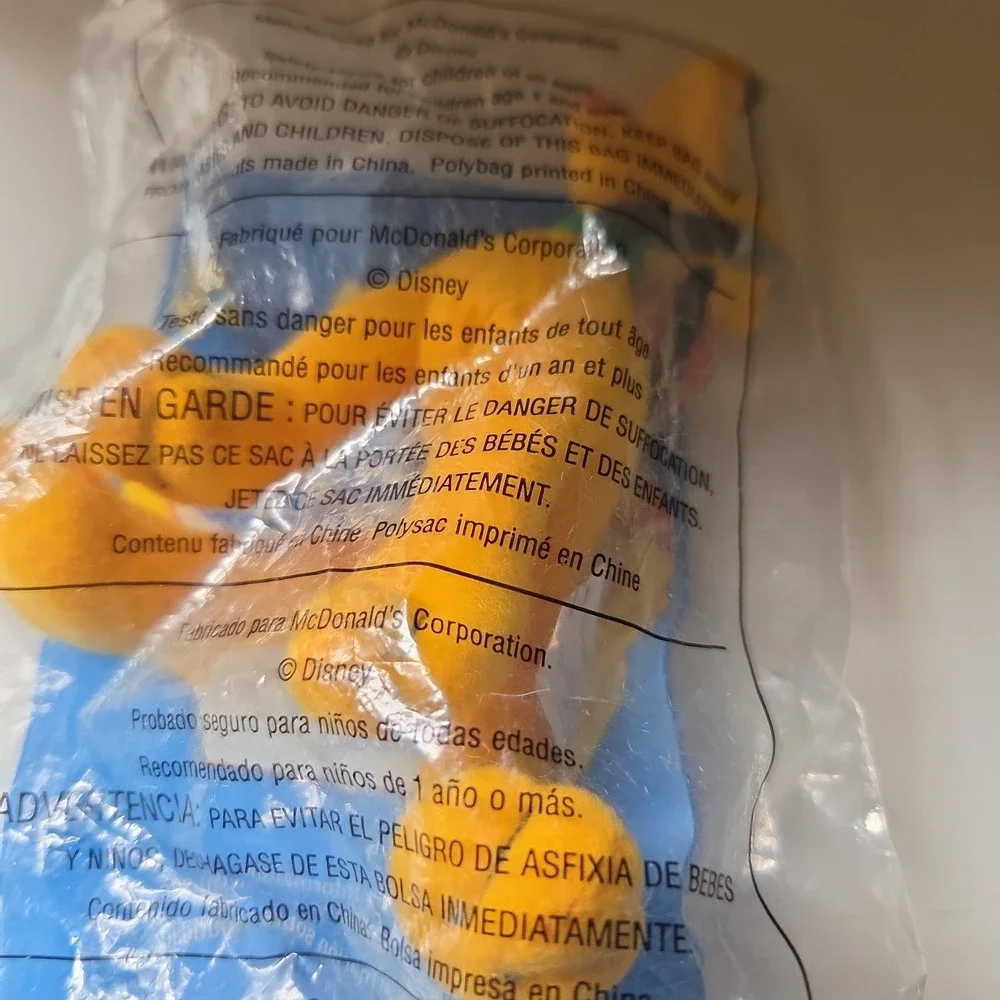 2001 MCDONALD'S HAPPY MEAL TOY -Disney's House of Mouse #4 Pluto Toy NIP